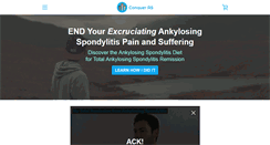 Desktop Screenshot of ankylosingspondylitisdiet.com