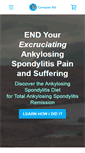 Mobile Screenshot of ankylosingspondylitisdiet.com